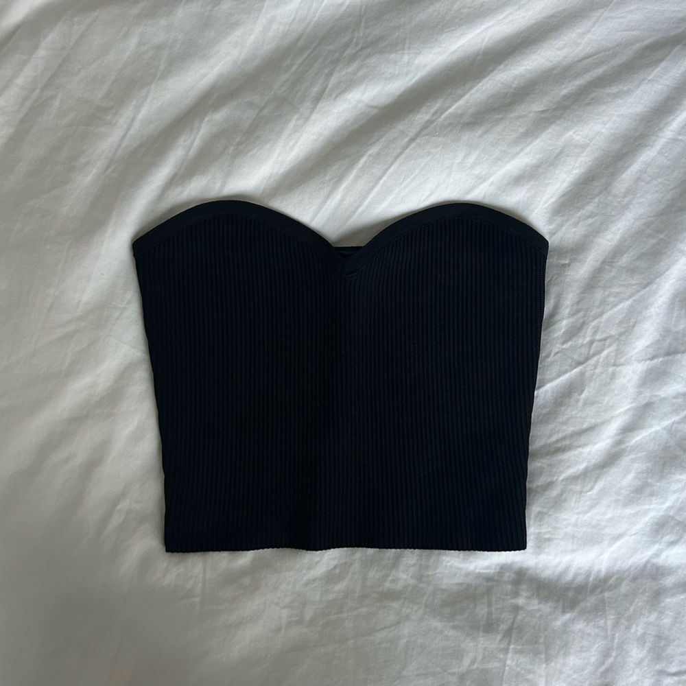 Babaton Sculpt Knit Sweetheart Tube Top - Picture 2 of 3
